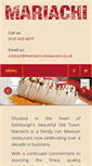 Mobile Screenshot of mariachi-restaurant.co.uk